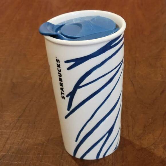 2016 Starbucks Mermaid Winking Eye Ceramic Coffee Travel Mug, Tumbler 10 Oz - Picture 3 of 8